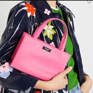 Kate Spade Pink Tote Bag Modern Design